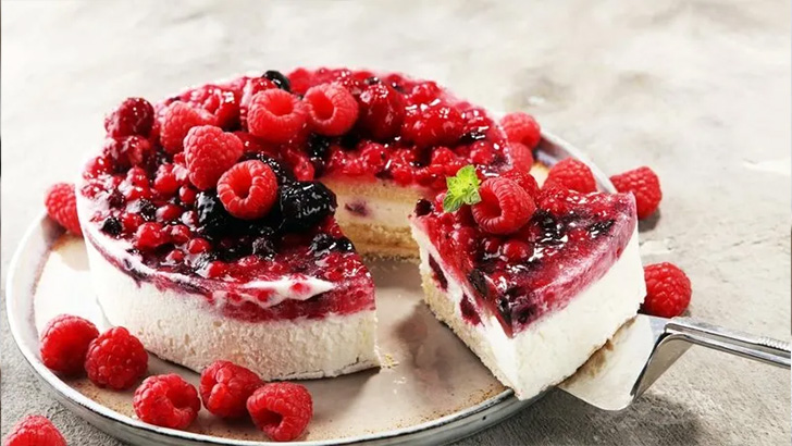 Frambuazlı Cheesecake