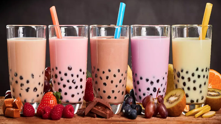 Yaban Mersinli Bubble Tea