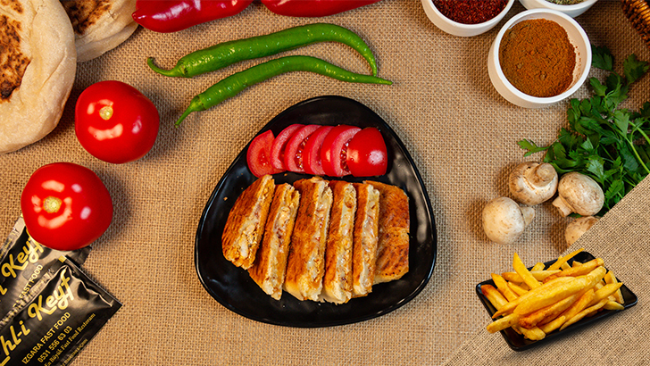 Tavuklu Tost Tabağı